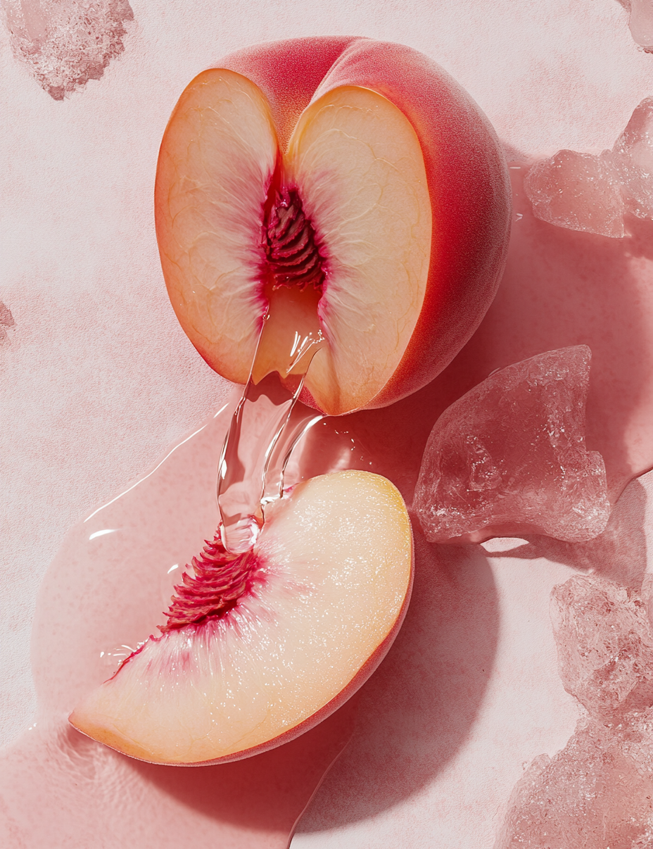 u7625613761_A_sliced_peach_with_clear_liquid_dripping_from_it_e6a6b317-14b0-4ea8-b4ef-948e83631196_2.png