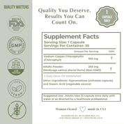 CHLOROPHYLL SUPPLEMENT CAPSULES